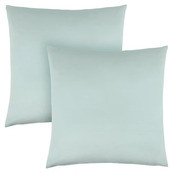 Pillows, Set Of 2, 18 X 18 Square, Insert Included, Accent, Sofa, Couch, Bedroom, Polyester, Blue, Monarch Specialties, Mfr#: I 9341